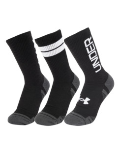 Accessories: UA Performance Tech™ Unisex 3-Pack Crew Socks