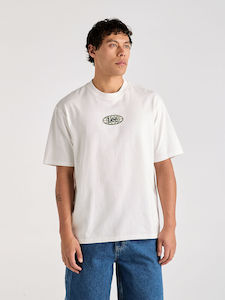 LEE T-SHIRT - GLOBAL BAGGY TEE / WHITE