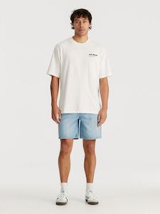 LEE SHORTS - L-FOUR BAGGY SHORT / EMERGE INDIGO