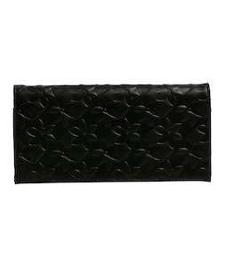 Womens Wallets 1: BILLABONG PU LEATHER WALLET - BUTTERCUP WALLET / BLACK