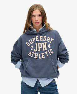 Superdry Product: SUPERDRY HOODIE - ATHLETIC APPLIQ OVERSIZED