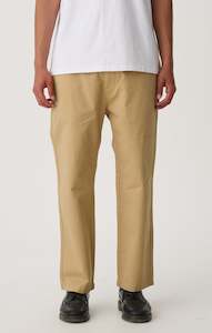 S DOUBLE CHINO PANT - CHINO PANT TWILL / CHESTNUT