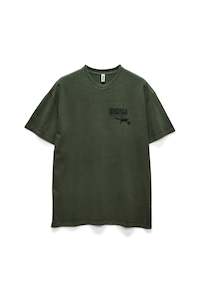 S DOUBLE TEE - WORLD WIDE ROOTS / WASHED FOREST