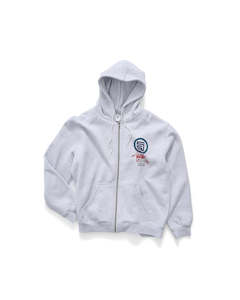 Mens Menu Bar: S DOUBEL HOODIE - 25/26 ZIP THROUGH HOODIE / GREY HEATHER