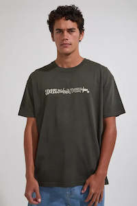 Mens Menu Bar: S DOUBE TEE - SCRIPT STACK TEE