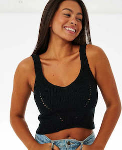Tank Top And Cami: RIPCURL TANK - TROPICS KNIT TOP