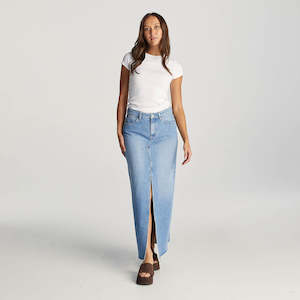 Wrangler Product: WRANGLER DENIM SKIRT - REPAIR MAXI / FLOAT ON