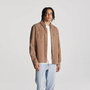Wrangler Product: WRANGLER OVERSHIRT - TRADE OVERSHIRT / FELT BROWN