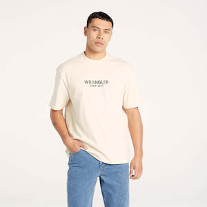 Wrangler Product: WRANGLER TEE - ENTWINED SLACKER TEE / ECRU