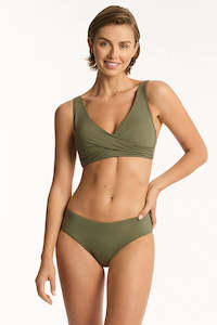 SEA LEVEL PANT - ESSENTIALS MID BIKINI PANT / KHAKI