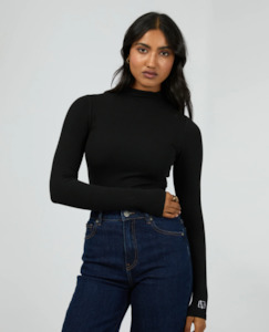 ALL ABOUT EVE TOP - ICON MOCK NECK LS TOP