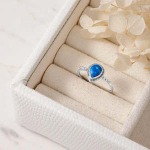 MIDSUMMER STAR RING - REJOICE BLUE OPAL