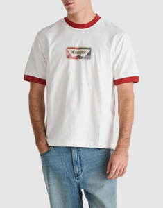 Wrangler Product: WRANGLER GAS RINGER TEE- VINTAGE WHITE