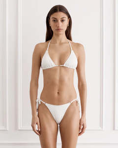 Swimwear Product Womens: HEAVEN BIKINI - BELLA TRIANGLE TOP / WHITE