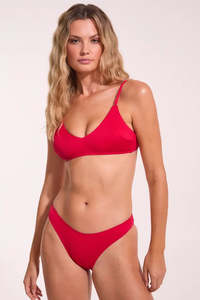 HEAVAN SWIMWEAR - MADELINE TOP / RED