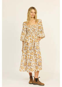 Womens Menu Bar: SISSTR DRESS - DAY DRIFT MIDI DRESS / SEA SALT