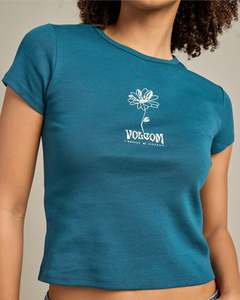 Womens T Shirt: VOLCOM TEE - HAVE A CLUE TEE / EMG