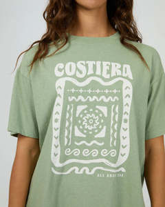 Womens T Shirt: ALL ABOUT EVE TEE - COSTIERA RELAXED  / SAGE