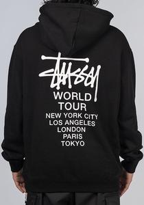 Men Clothing: World Tour LCB Fleece Hoodie - Black