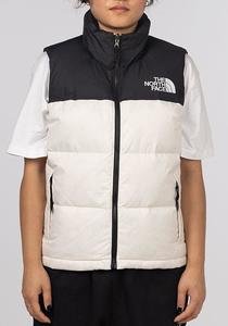W 1996 Retro Nuptse Vest - Gardenia White/TNF Black