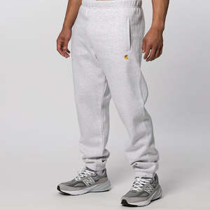 Carhartt: Chase Sweat Pant - Ash Heather/Gold