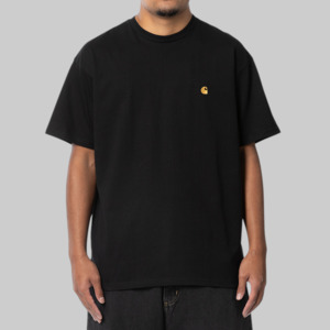 Carhartt: Chase T-Shirt - Black/Gold