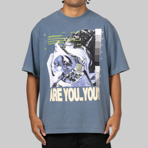 Indvlst Lab: Are You You T-Shirt - Aqua