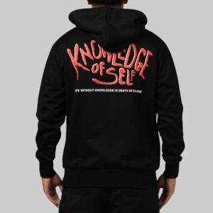 Indvlst Lab: Knowledge Of Self Hoodie - Black
