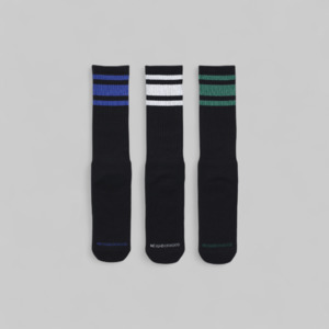 Neighborhood: Classic 3-Pack Socks - Black