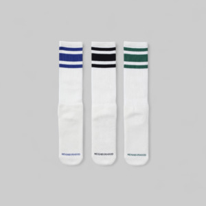 Classic 3 Pack Socks - White