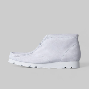 Clarks Originals: X POST ARCHIVE FACTION (PAF) Wallabee Boot - Grey/Blue