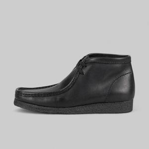 Wallabee Boot - Black Leather