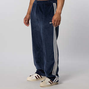 Bottoms: X Wales Bonner Velour Trackpant - Collegiate Navy
