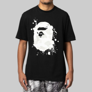 City Camo Painting Ape Head T-Shirt "Glow In The Dark"