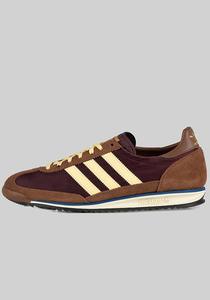 Adidas Terrace Footwear: Women's SL72 OG - Maroon/Almost Yellow/Brown