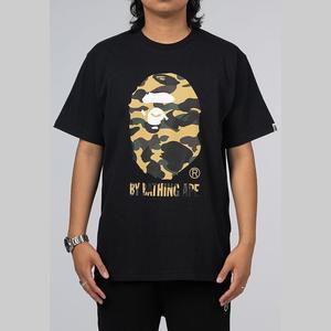 1st Camo By Bathing Ape T-Shirt - Black/Yellow
