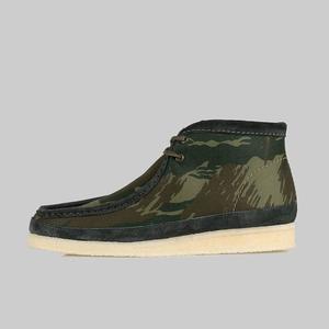 Clarks Tokyo Collection: Wallabee Boot - Green Camouflage "Harajuku Pack"