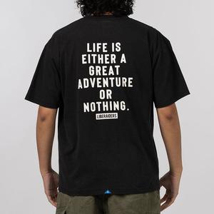 Outlet Clothing: Adventure Pocket T-Shirt - Black
