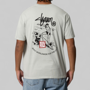 Outlet Clothing: For The Crew T-Shirt - Washed Grey