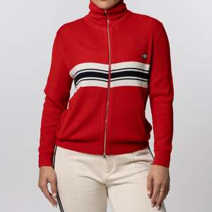 Womens Footwear And Clothing: X Wales Bonner Knit Track Top - Better Scarlet