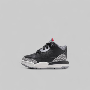 Nike Air Jordan 3 Reimagined: Air Jordan 3 Retro "Black Cement Reimagined" (Toddler)