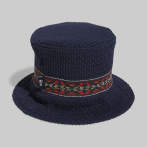 X CLOT By Edison Chen Knit Bucket Hat - Night Indigo