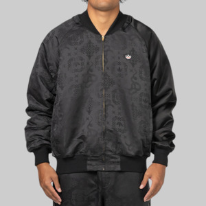 Adidas X Clot By Edison Chen 1: X CLOT By Edison Chen LNY Sports Jacket - Black