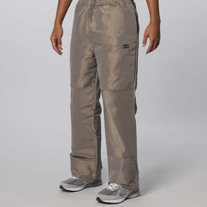 Check Track Pants - Beige/Black
