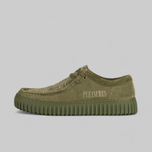 X Pleasures Torhill Dragon Lo - Olive Suede