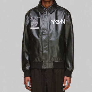 Special Release No Points 1: X Neighborhood X Dainese Leather Bomber Jacket - Black
