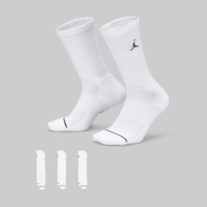 Jordan Paylink Add Ons: Everyday Crew Socks 3 Pack - White