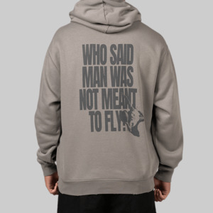 Jordan Paylink Add Ons: Brooklyn Fleece Hoodie - Flat Pewter/Gym Red