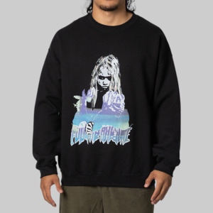 Tops: Fille Du Mal Crew - Black