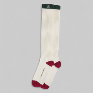 Adidas X Clot By Edison Chen 1: X CLOT By Edison Chen Socks - Cream White